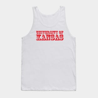 University Of Kansas (Red) Tank Top